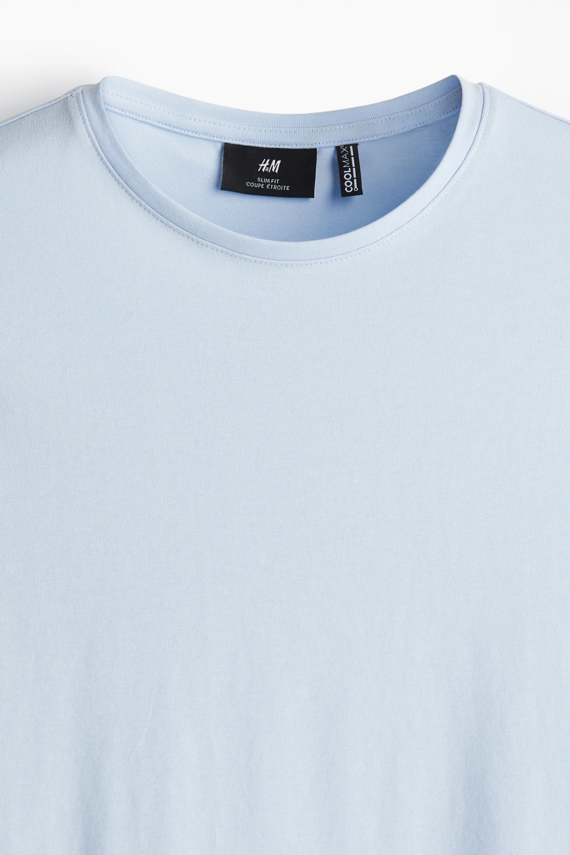 T-shirt COOLMAX® Slim Fit - Bleu