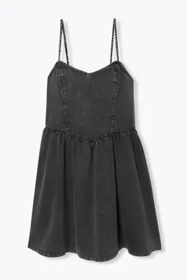 Robe courte à fines bretelles — photo 1