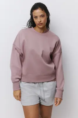 Sweat oversize - Violet ancien — photo 1