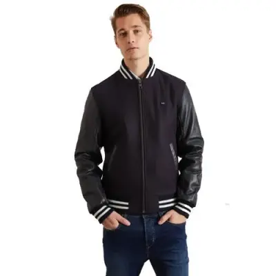 EDEN PARK BLOUSON PUJADE Marine — photo 1