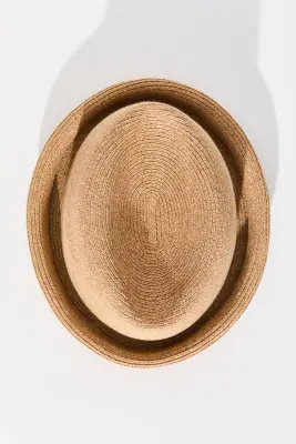 Chapeau de paille - Beige — photo 1