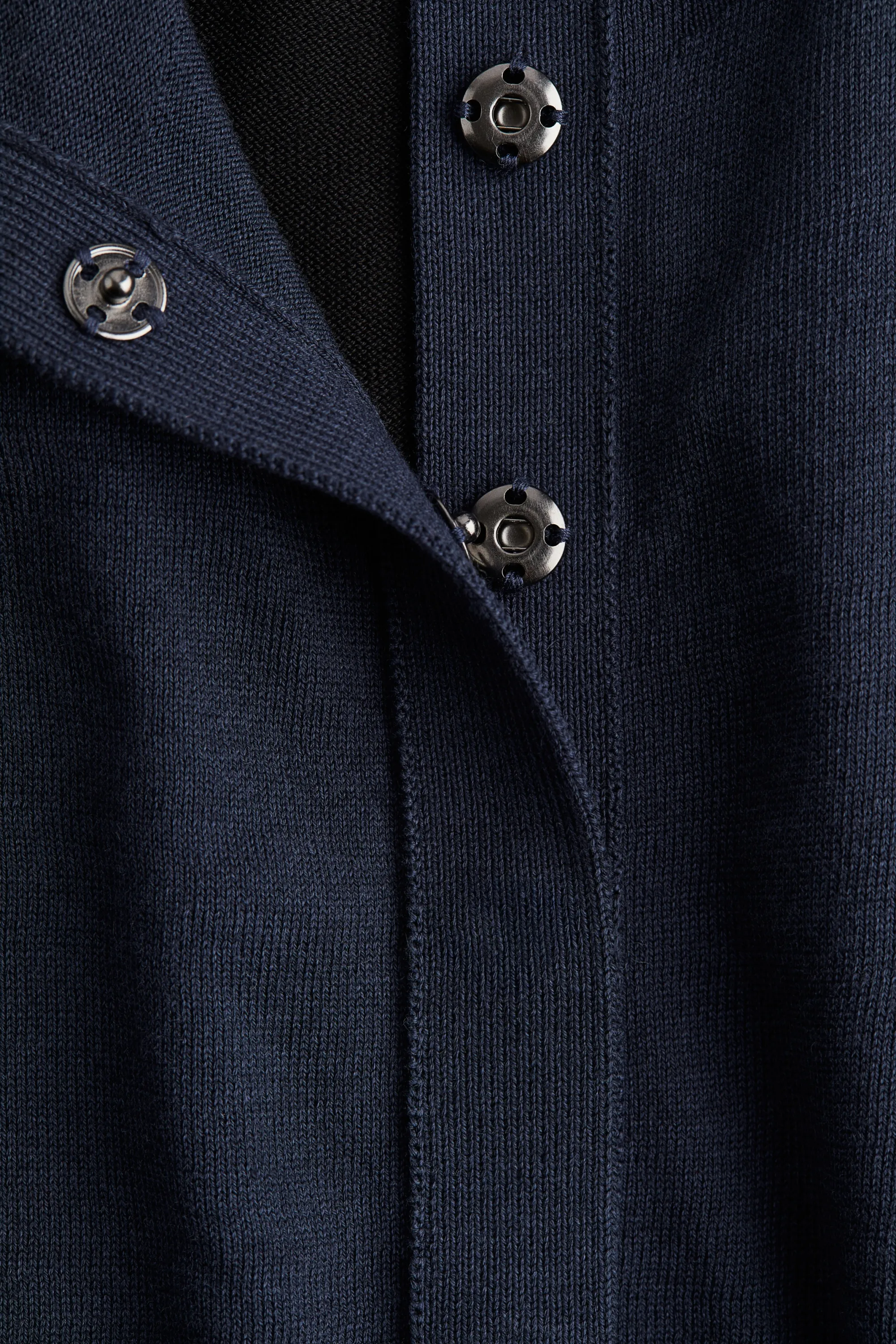 Gilet péplum - Noir/bleu foncé