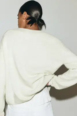 Gilet loose - Vert clair chiné — photo 2
