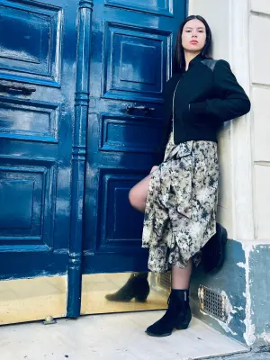 À-robe cache 🖤 verte — photo 3