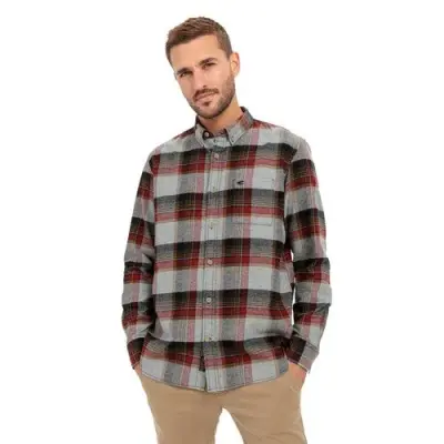 CAMEL ACTIVE CHEMISE CARREAUX Bordeaux — photo 1