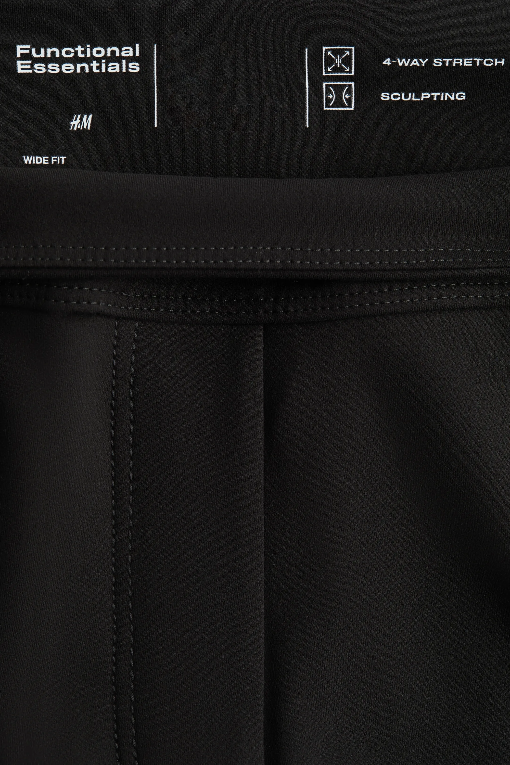 Pantalon large Four-way Stretch - Noir