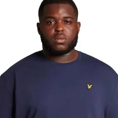 LYLE & SCOTT TEE SHIRT Marine — photo 4