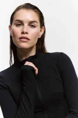 Veste de sport zippée SoftMove™ - Noir — photo 2