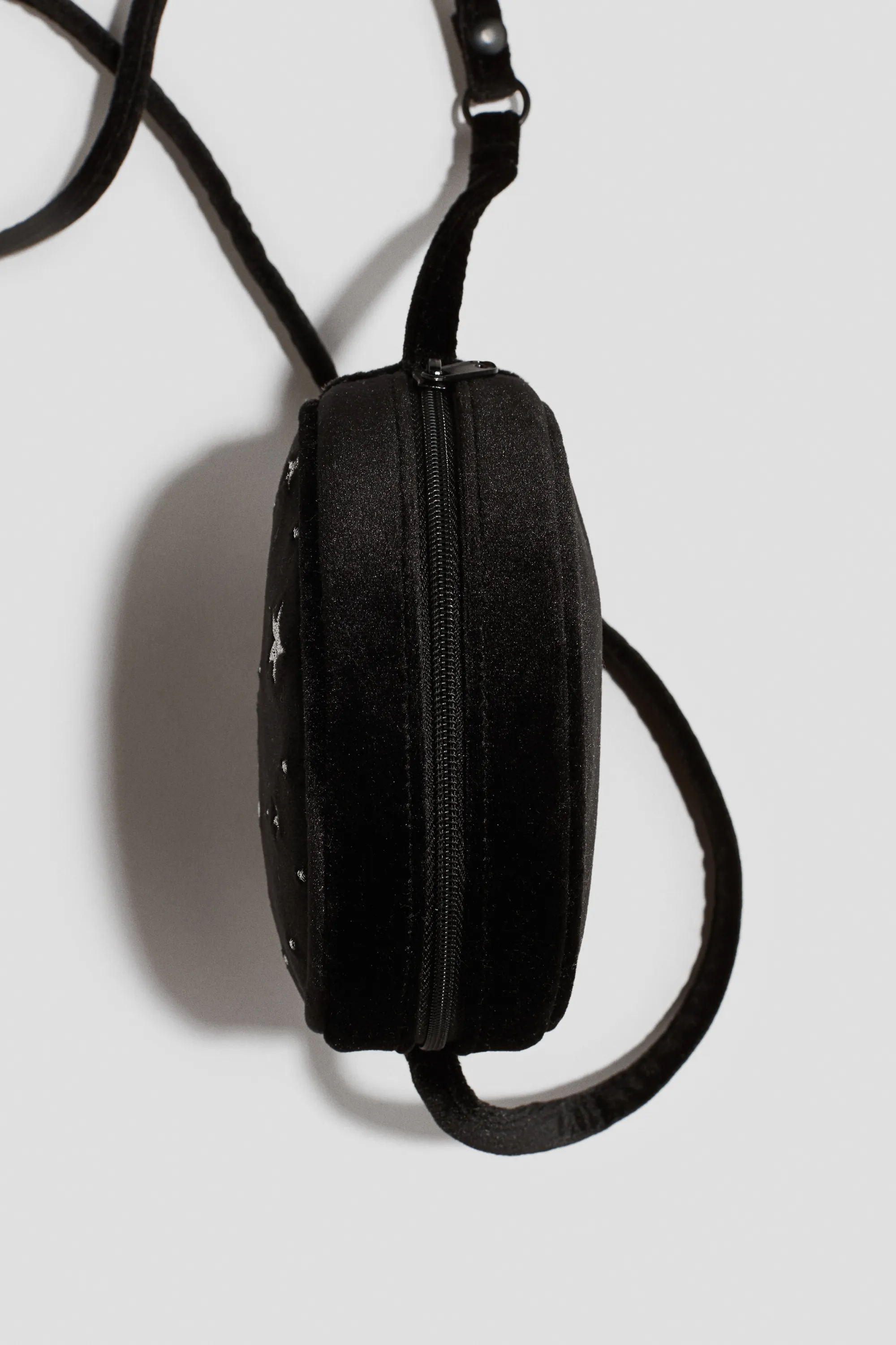 Sac crossbody rond - Noir/étoiles