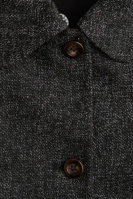 Manteau 3/4 - Noir chiné — photo 1