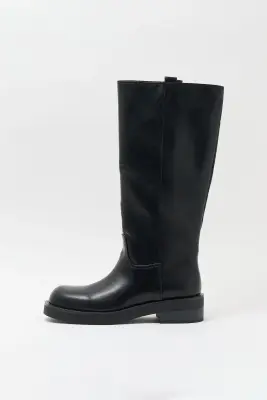 Bottes montantes en simili — photo 3