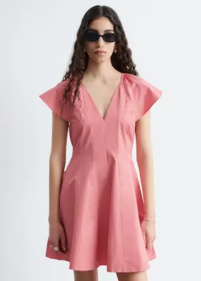 Robe courte évasée - Rose — photo 2