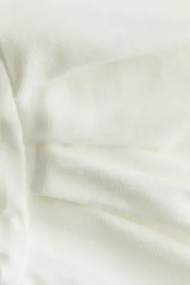Top en modal avec panneaux drapés - Blanc — photo 4