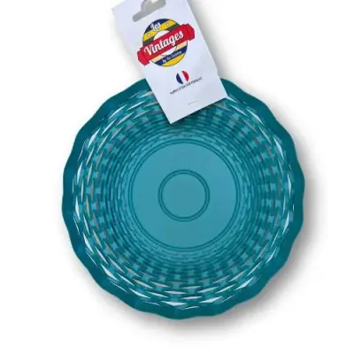 Corbeille à pain ronde en inox coloré — photo 2