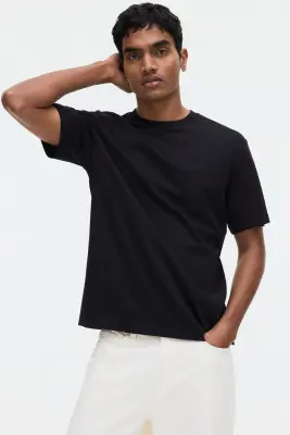 T-shirt COOLMAX® Regular Fit - Noir — photo 2