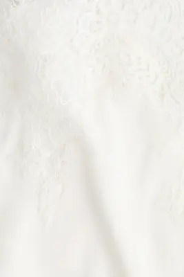 Top en viscose avec dentelle - Blanc — photo 5