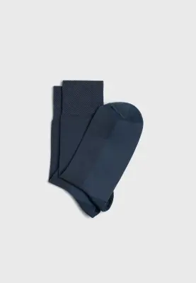 Les chaussettes en coton - Bleu tempête — photo 2