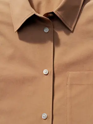 Chemise à manches chauve-souris - Camel — photo 3