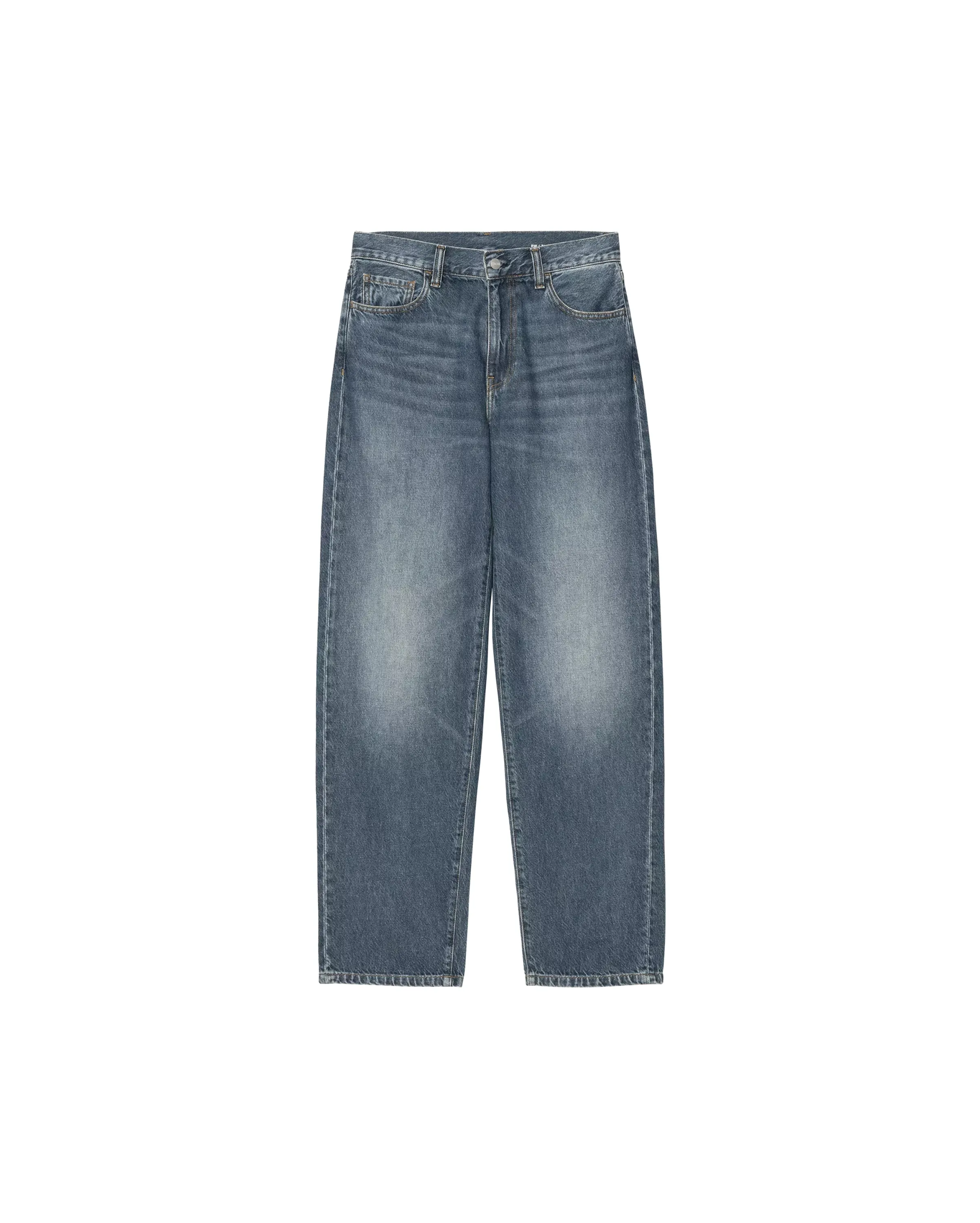 Arin Pant Blue Dark Used Wash Femme
