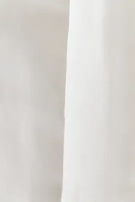 Pantalon barrel en lin mélangé - Blanc — photo 5
