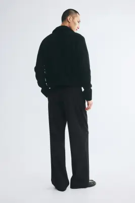 Pantalon chic Loose Fit - Noir — photo 2