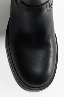 Bottes de hauteur genou - Noir — photo 3