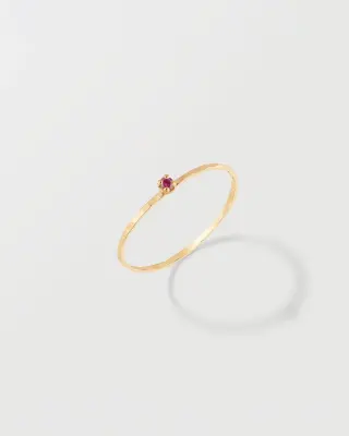BAGUE OLYMPE, PIERRE DE NAISSANCE - Or jaune 18 carats — photo 1