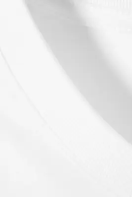 T-SHIRT CLASSIQUE CARRÉ - Blanc — photo 3
