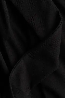 Robe de chambre en jersey - Noir — photo 4