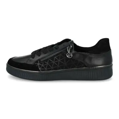 Baskets Remonte D2E04-00 Noires - Lacets Grande Pointure Femme — photo 2