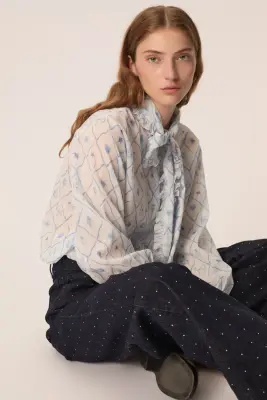 Blouse Elyte Cartes — photo 4
