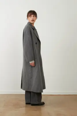 Orfeo – Manteau Leya Gris — photo 4