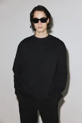T-shirt à manches longues Cooling Relaxed Fit - Noir — photo 2