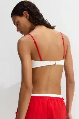 Haut de maillot - Crème/cerises — photo 2
