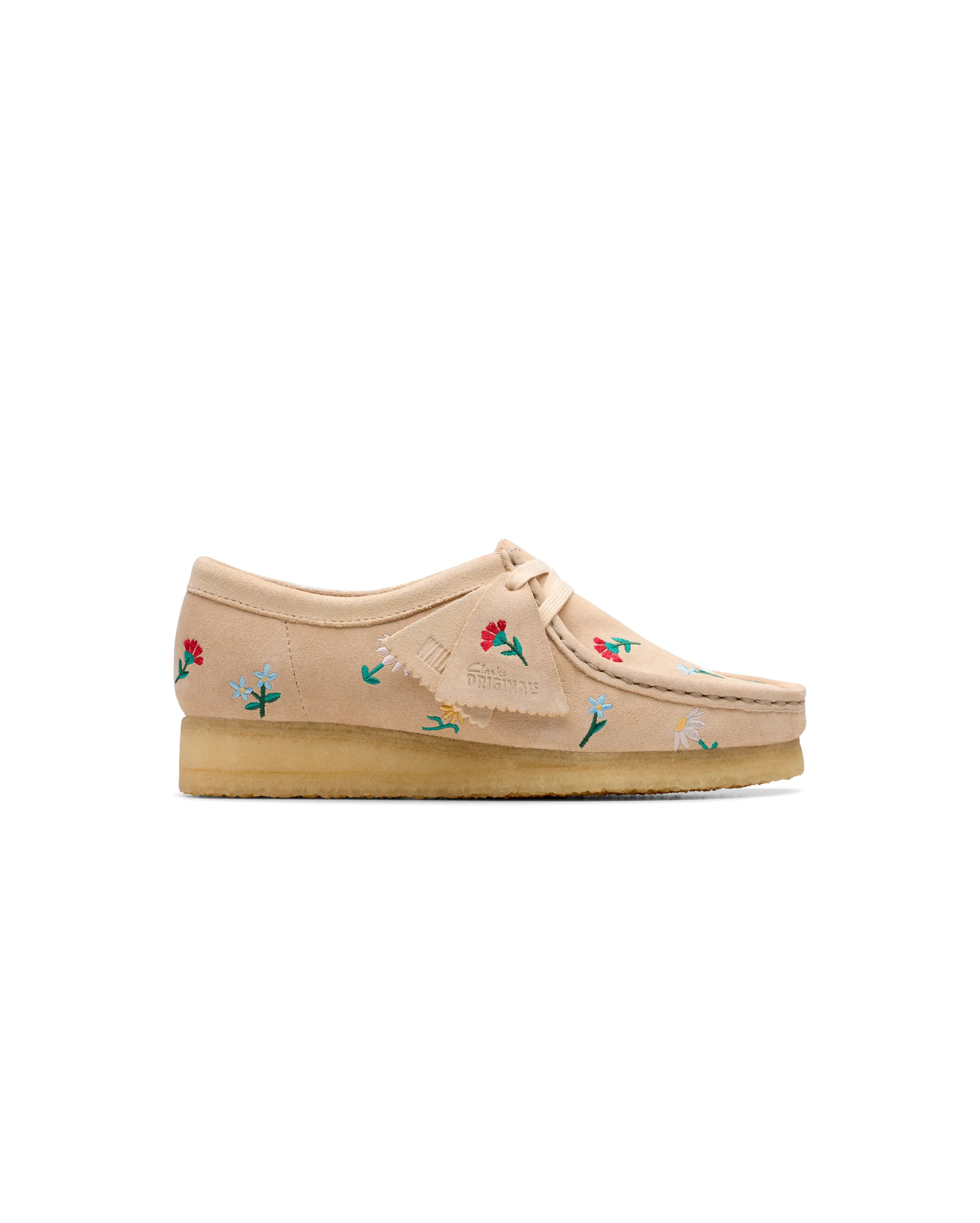 W Wallabee Tan Embroidery