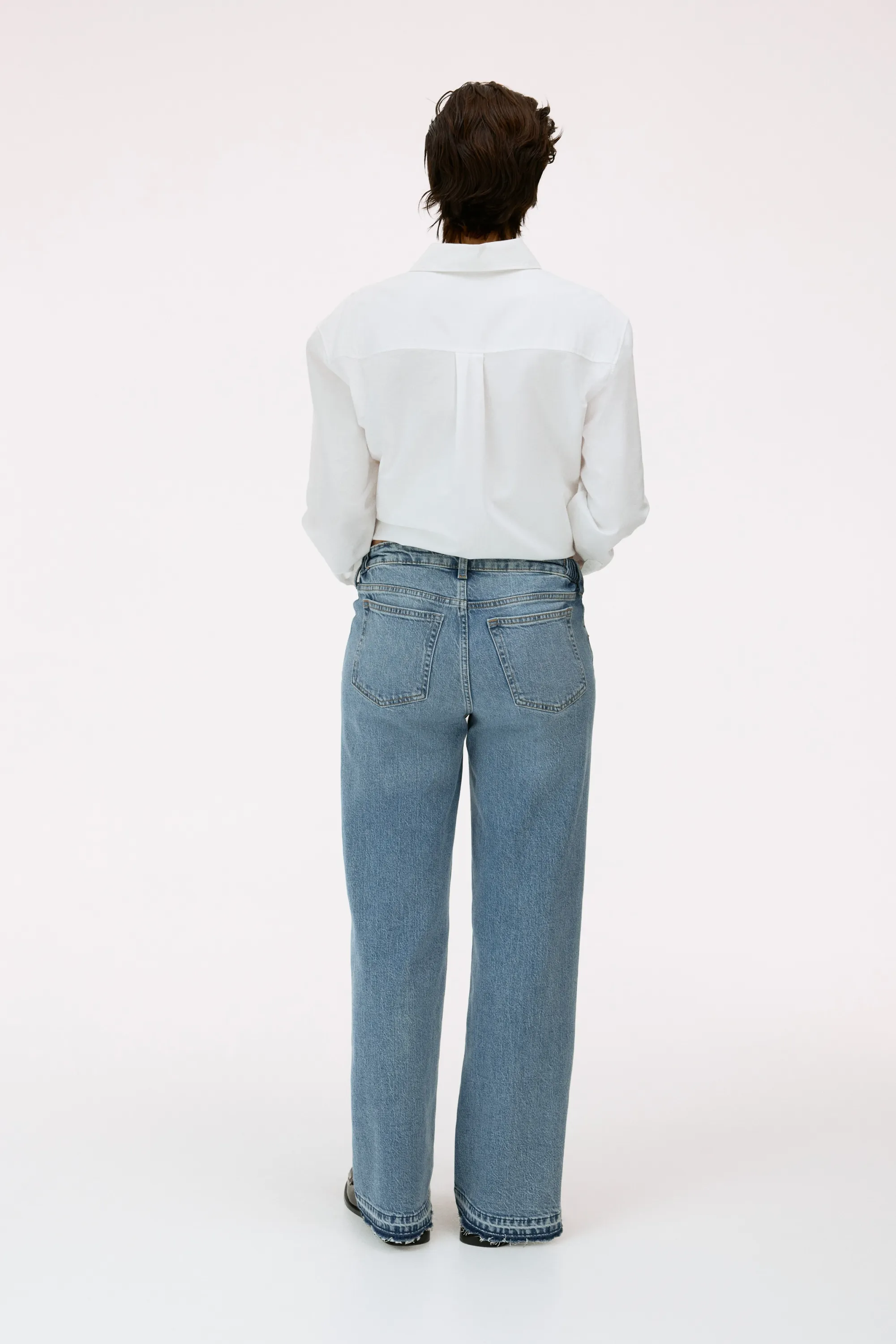 MAMA Jean large Before & After - Bleu denim clair