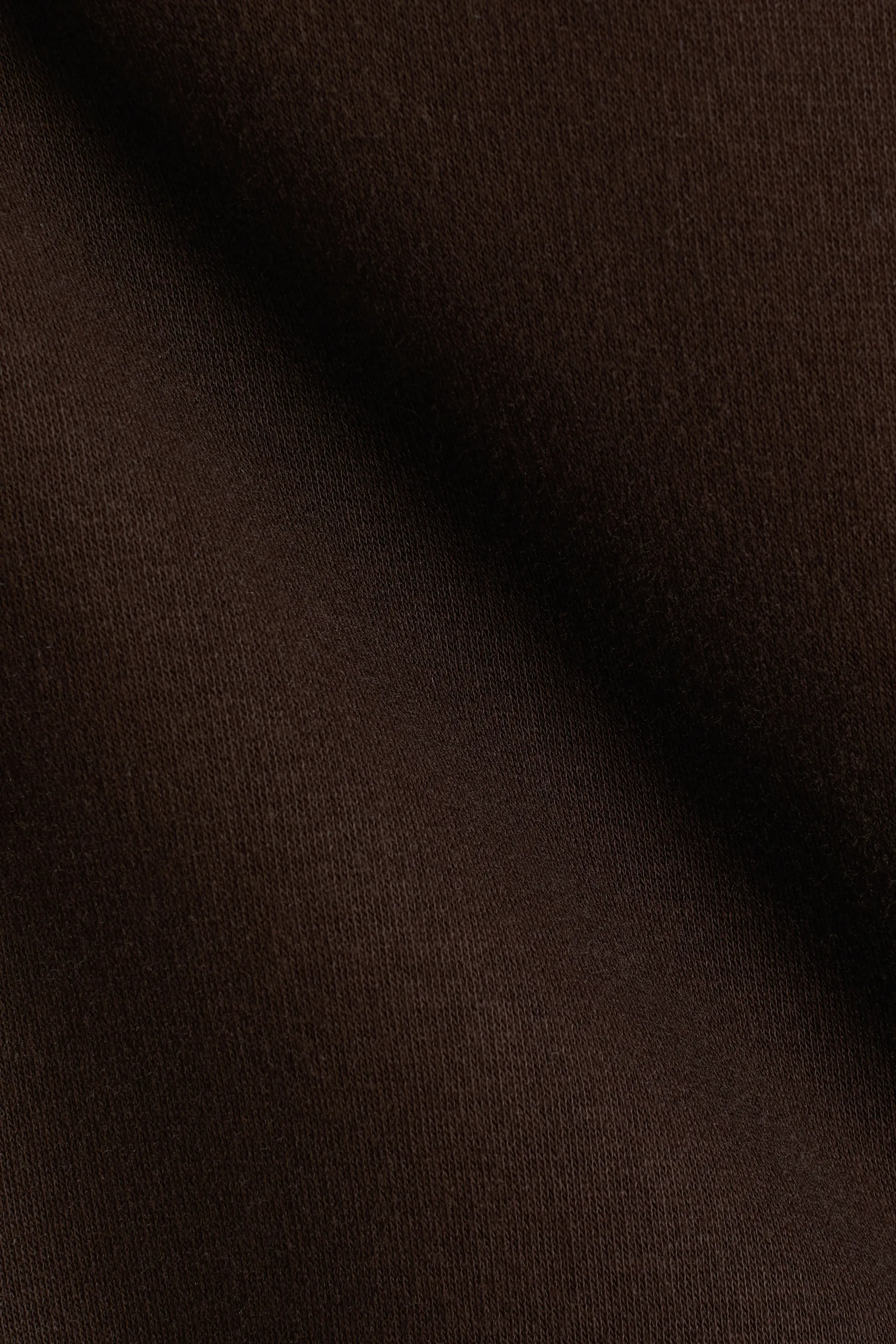 Hoodie à l'intérieur brossé - Marron foncé