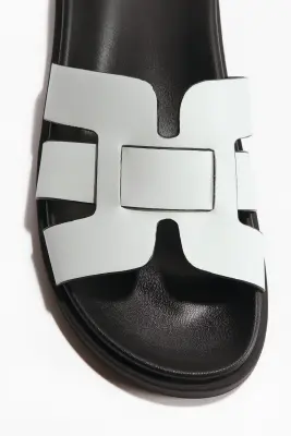 Sandales - Blanc/noir — photo 2