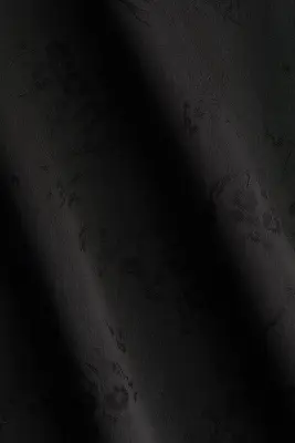 Robe découpée en tissu jacquard - Noir — photo 4
