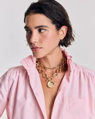 Chemise Léonor rose dragé — photo 3
