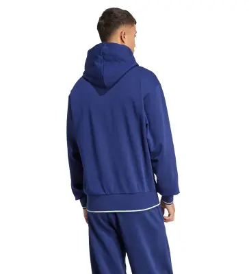 ADIDAS SWEAT ADIDAS GRANDE LONGUEUR Marine — photo 3