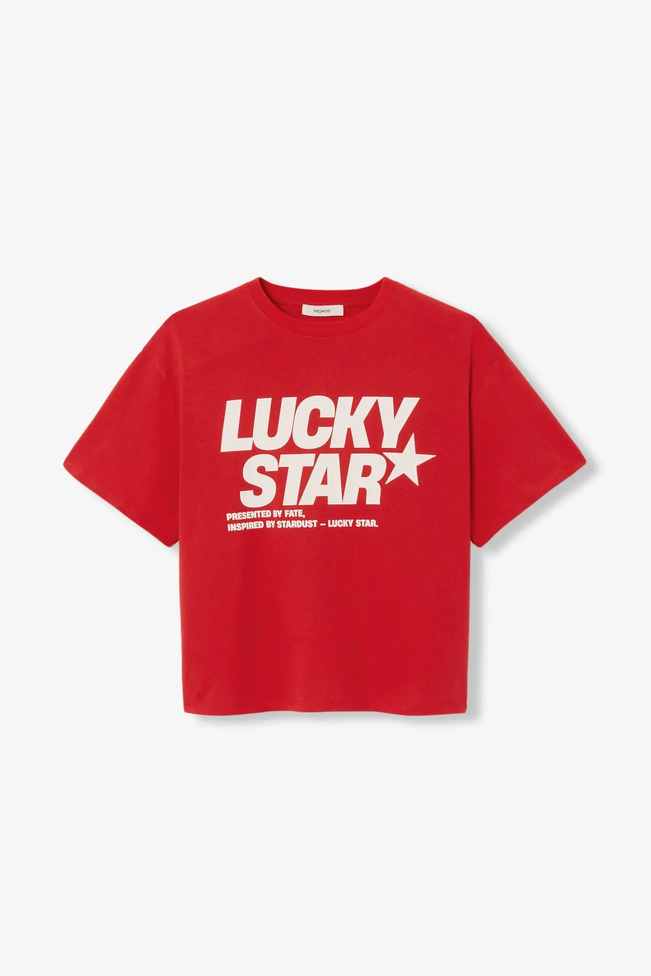 T-shirt à message lucky star