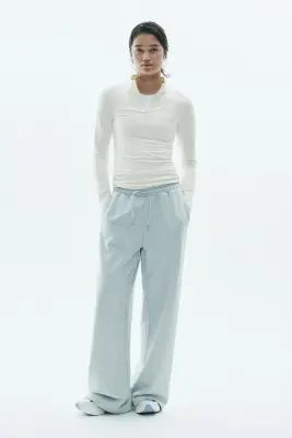 Top de sport chaud à col zippé SoftMove™ - Blanc — photo 2