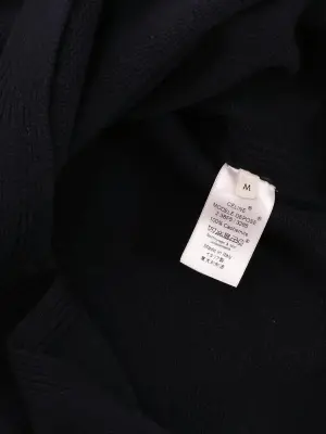 Pull col roulé en cachemire bleu marine prix boutique 1300€ taille M — photo 5