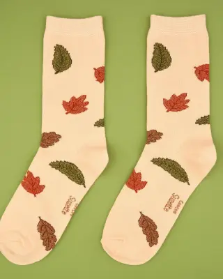 Chaussettes Feuilles d’automne – Coucou Suzette
