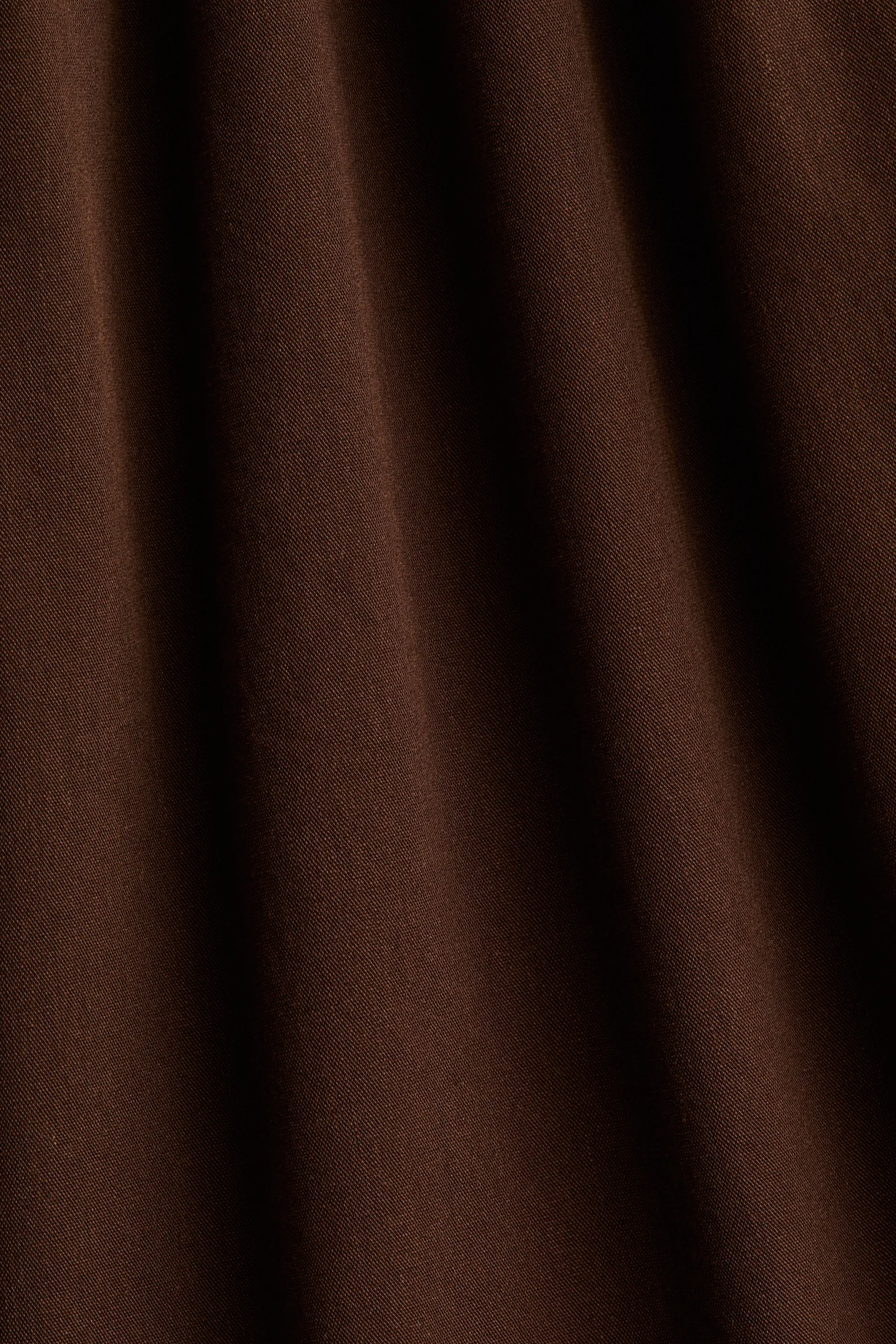 MAMA Robe à encolure en V - Marron foncé