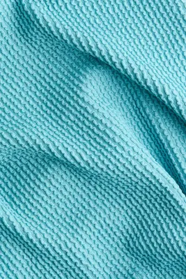 Maillot de bain paddé High Leg - Turquoise — photo 4