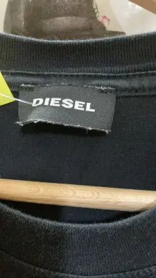 T-shirt Diesel Noir avec Imprimé Ange — photo 3