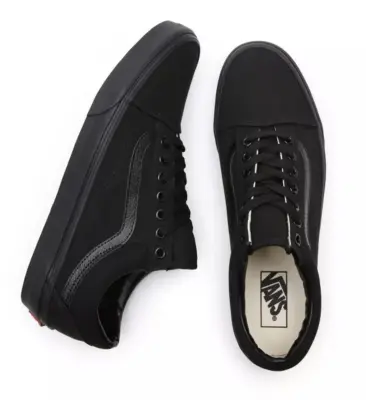 VANS OLD SKOOL MONOCHROME  Noir — photo 4