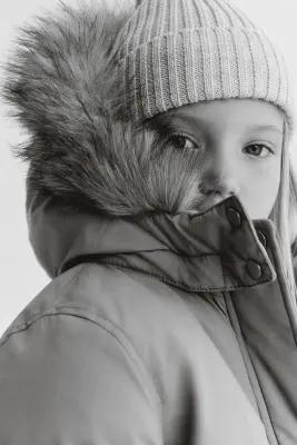 Water-repellent parka - Rose ancien — photo 3